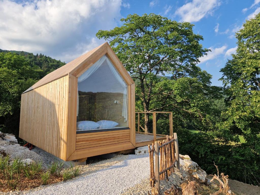 Zahrada ubytování GoLife Center Glamping