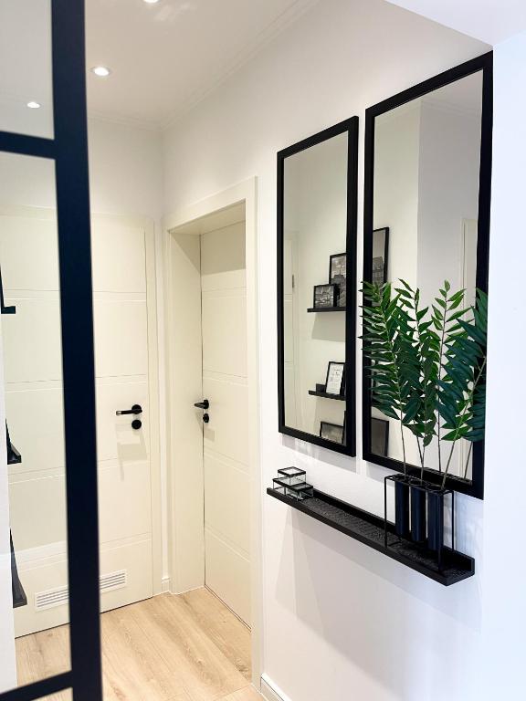 Koupelna v ubytování Ferienwohnung Domizil am Delft II Emden