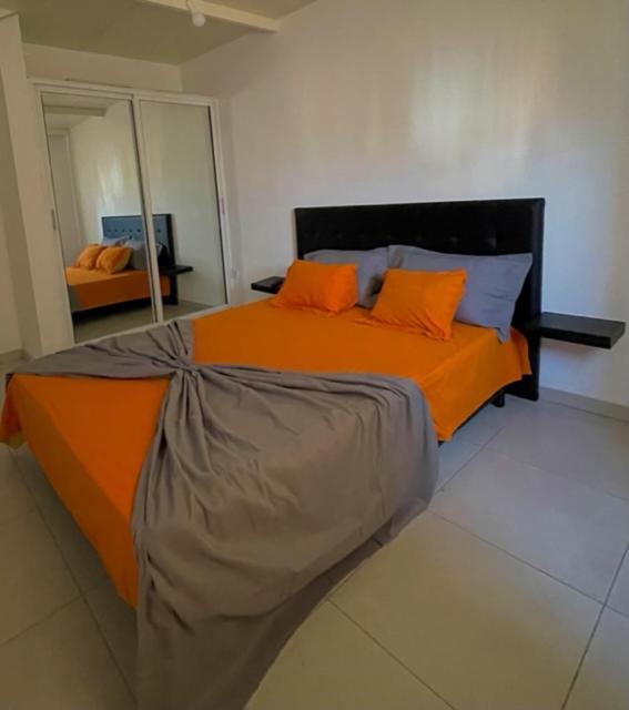 Llit o llits en una habitació de Apartamento