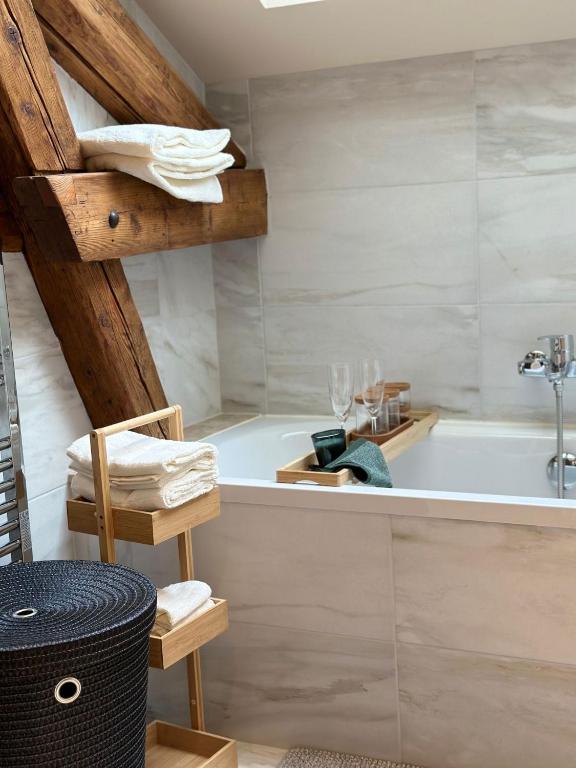 Koupelna v ubytování Villa Montreux