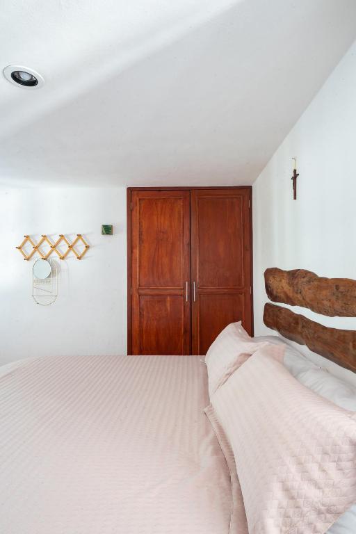 Postel nebo postele na pokoji v ubytování Beach house