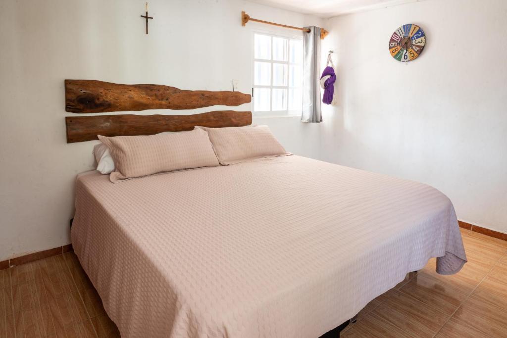 Postel nebo postele na pokoji v ubytování Beach house