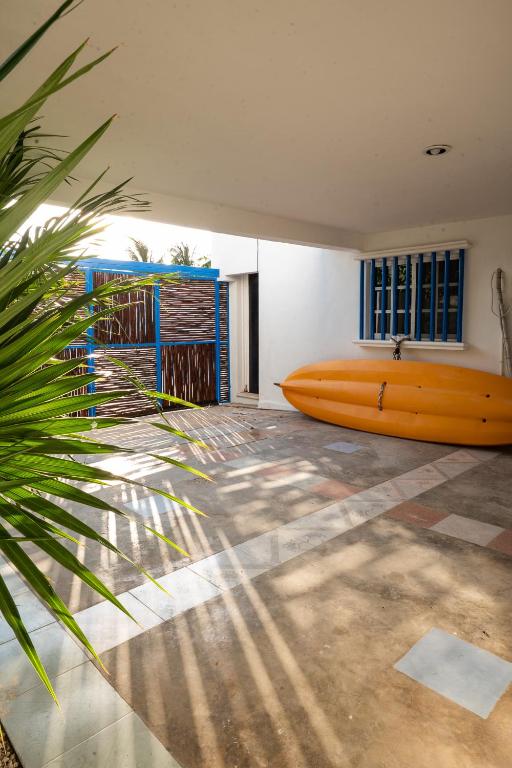 Posezení v ubytování Beach house