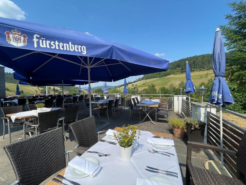 Restaurace v ubytování Gasthaus Zum Wilden Mann