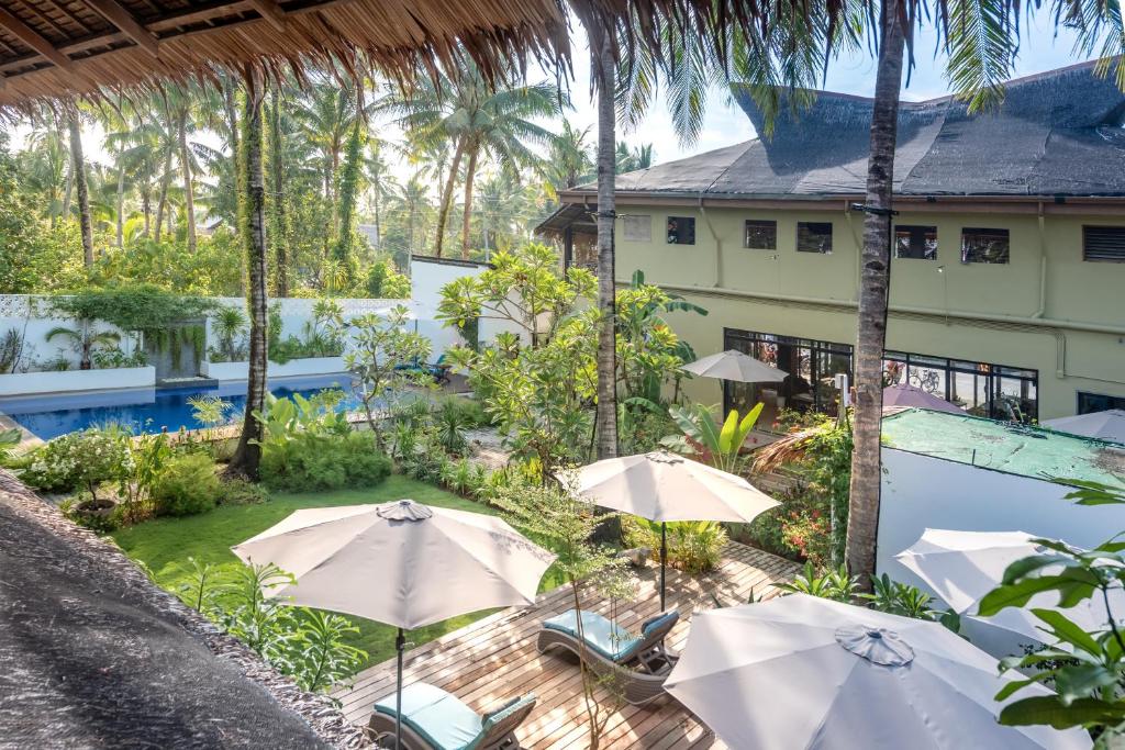 Zahrada ubytování Kalipay Resort Siargao