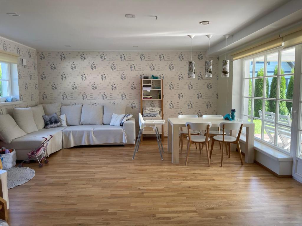 Posezení v ubytování Casa Kase