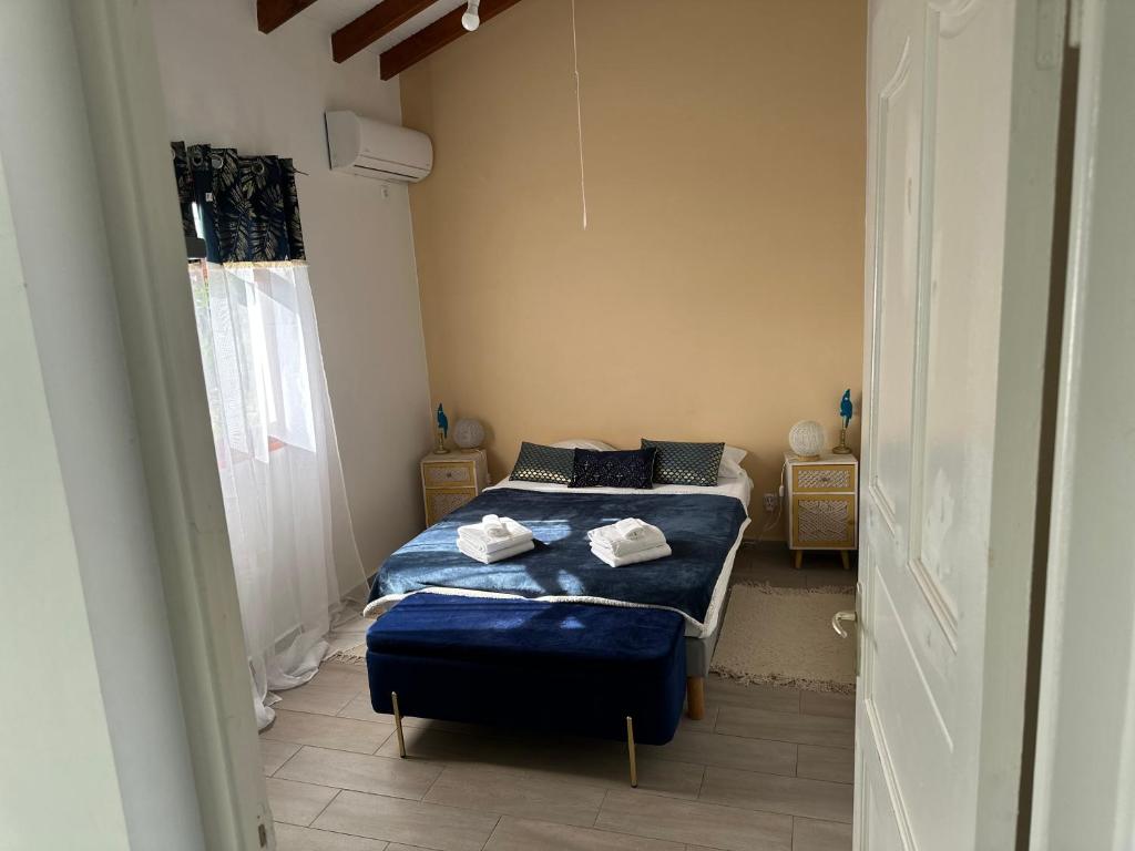 A bed or beds in a room at Villa Belle Ile en Mer