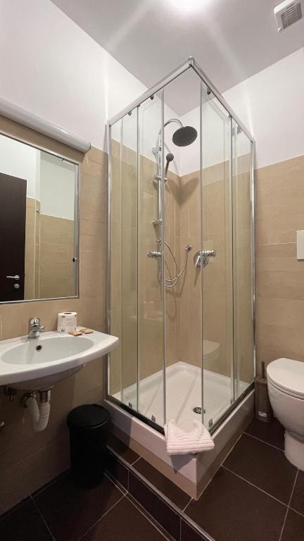 Koupelna v ubytování Cloud 9 Hotel