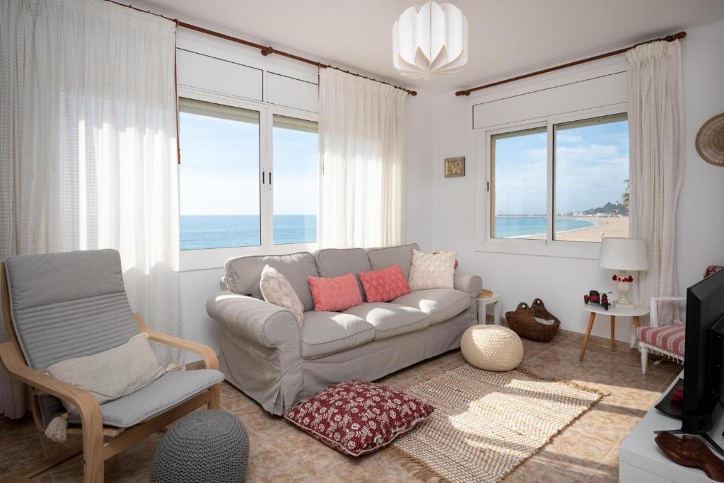 Et opholdsområde på AT101 Primera línea, vista playa, airco