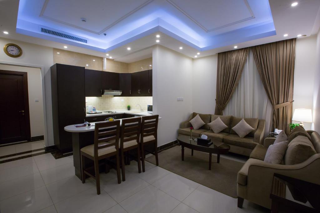 Posezení v ubytování Sun Park Hotel Suites