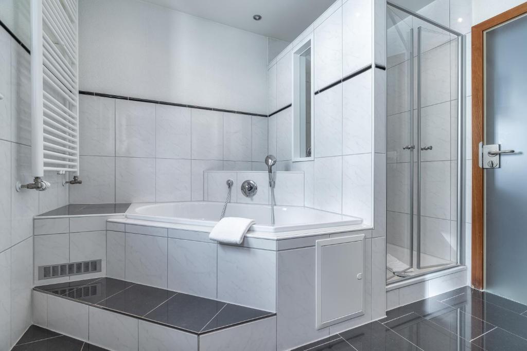 Koupelna v ubytování flexymotel Schönenwerd
