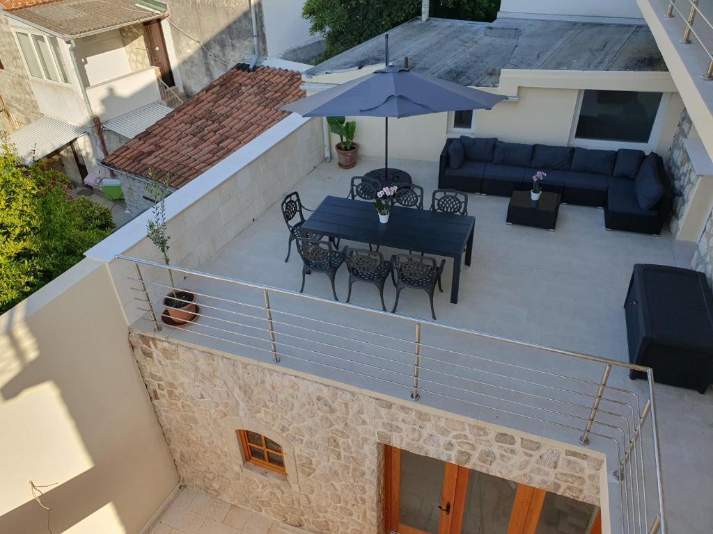 Balkón nebo terasa v ubytování Apartment NINA