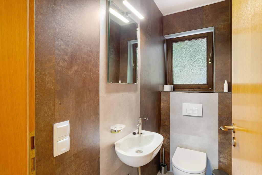 Koupelna v ubytování Haus Erika Ferienwohnung 1