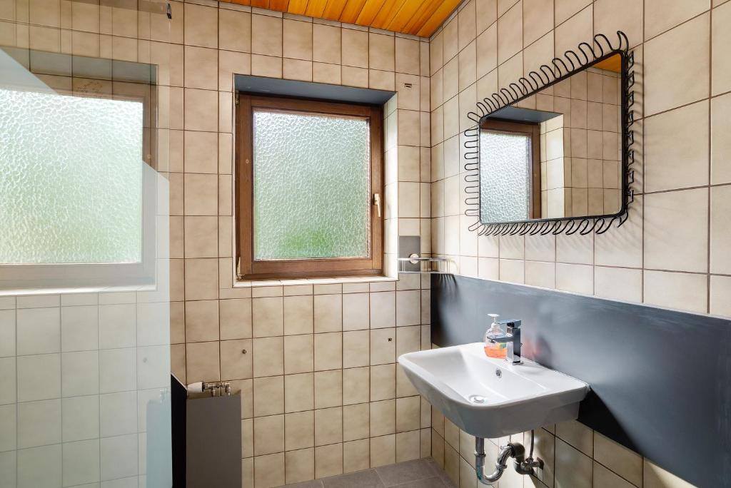 Koupelna v ubytování Haus Erika Ferienwohnung 1