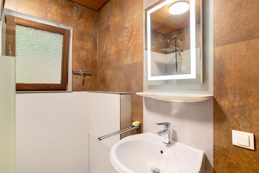 Koupelna v ubytování Haus Erika Ferienwohnung 1