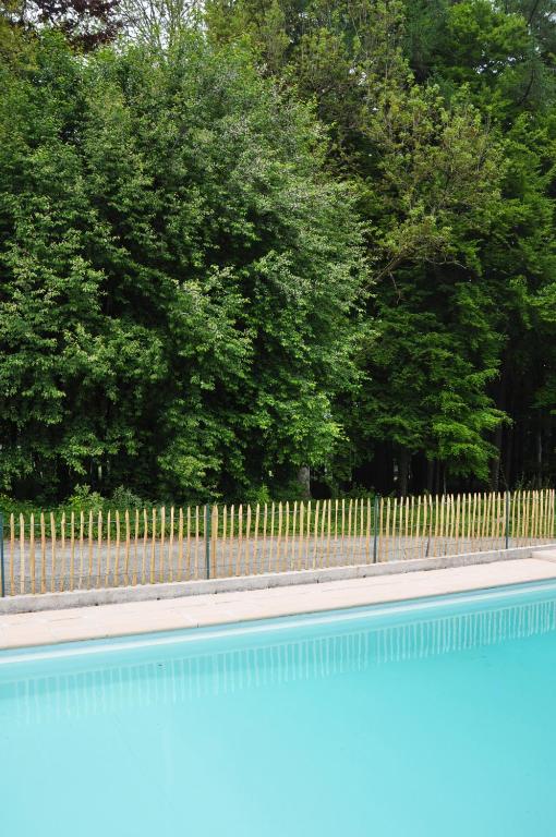 Bazén v ubytování Petit château de Beauplateau nebo v jeho okolí