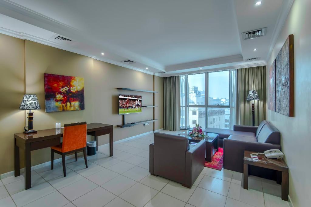 Posezení v ubytování Icon Delux Hotel Apartments Al Barsha - Formerly Abidos