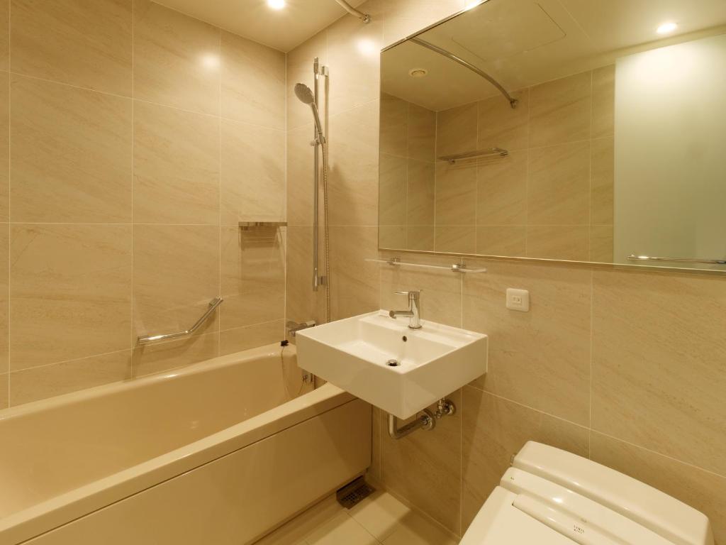 Koupelna v ubytování Hotel Keihan Tsukiji Ginza Grande