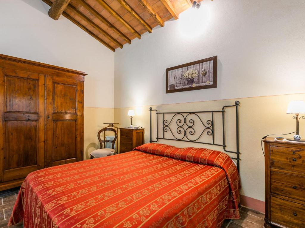 A bed or beds in a room at Holiday Home Casa Mori by Interhome