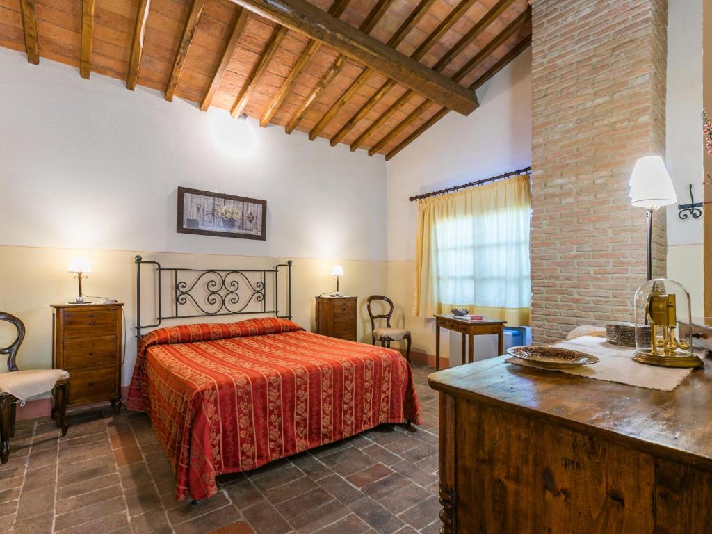 A bed or beds in a room at Holiday Home Casa Mori by Interhome