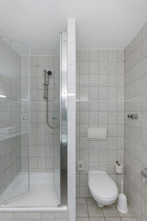 Koupelna v ubytování Hotel Nova