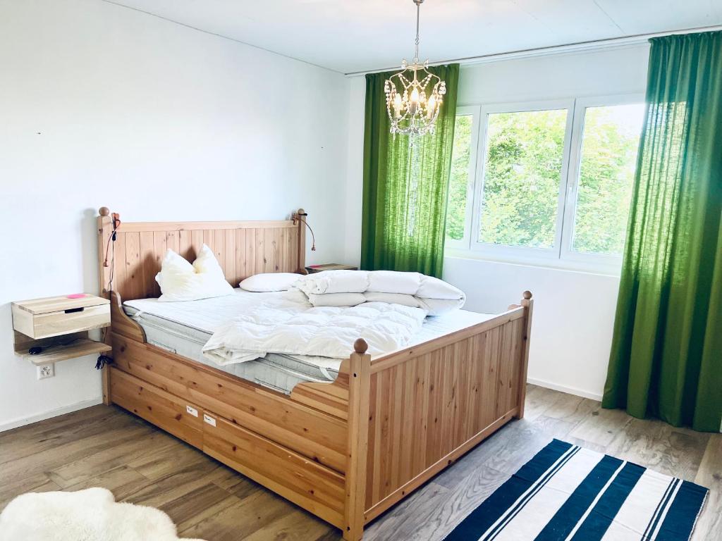 Postel nebo postele na pokoji v ubytování Tobelbach - CharmingStay