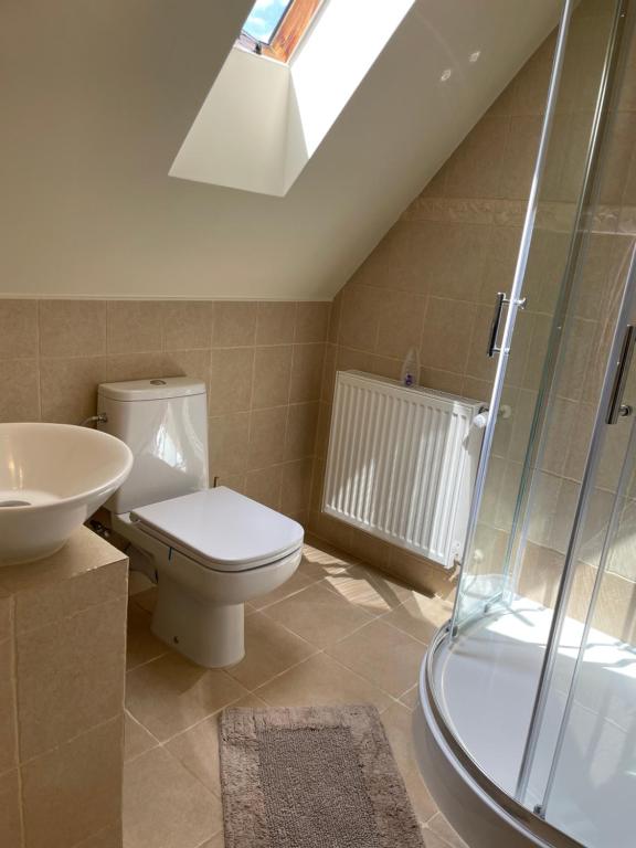 Koupelna v ubytování Apartamenty Dorotowo