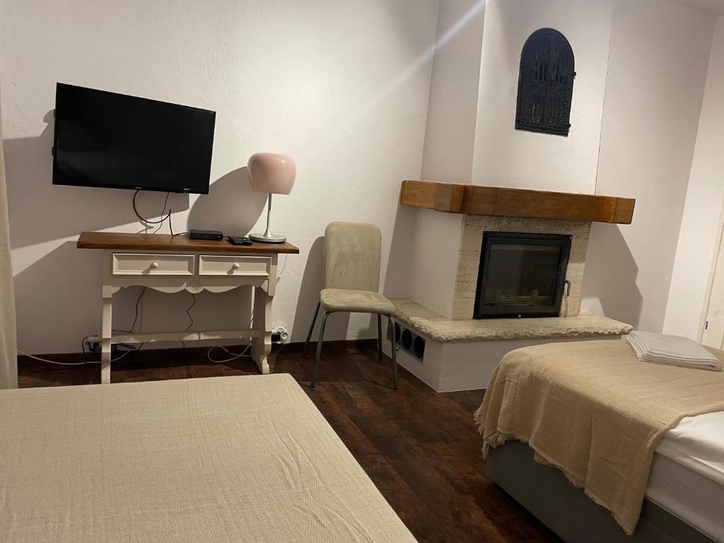 Postel nebo postele na pokoji v ubytování Apartamenty Dorotowo