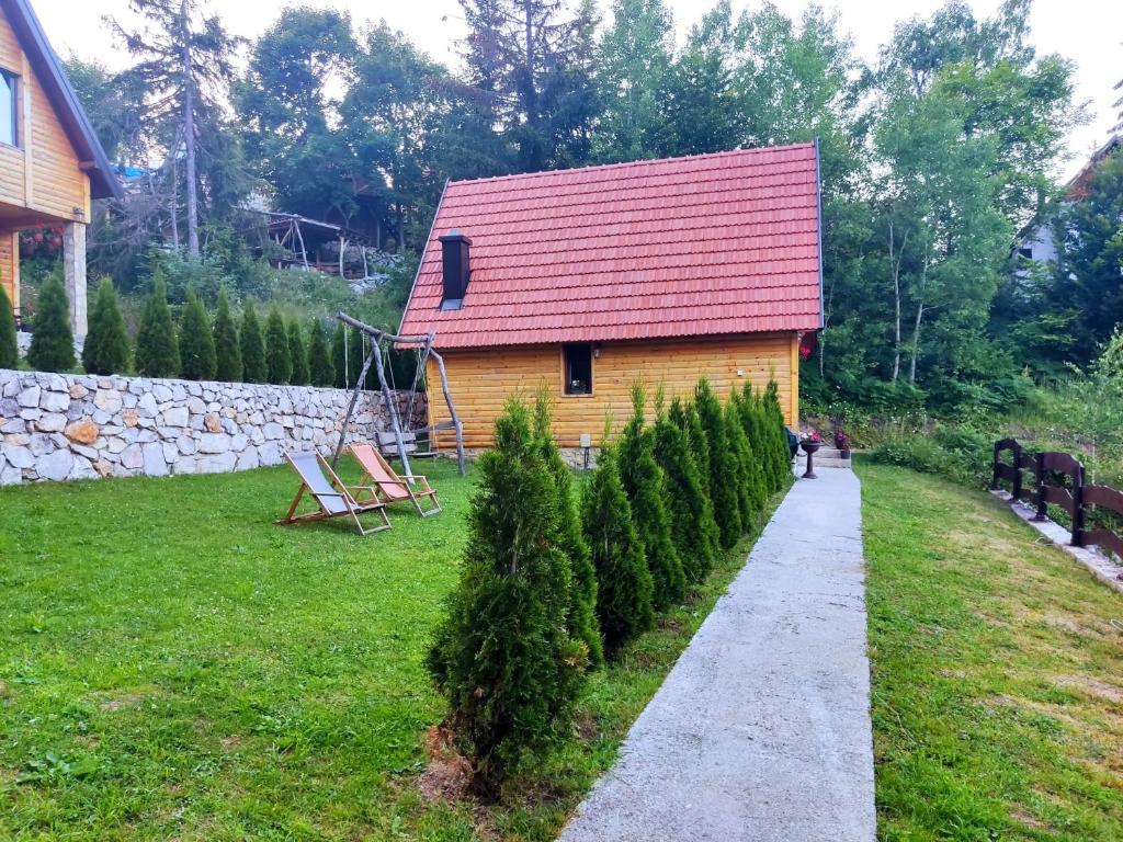 Zahrada ubytování Lodge Sisters