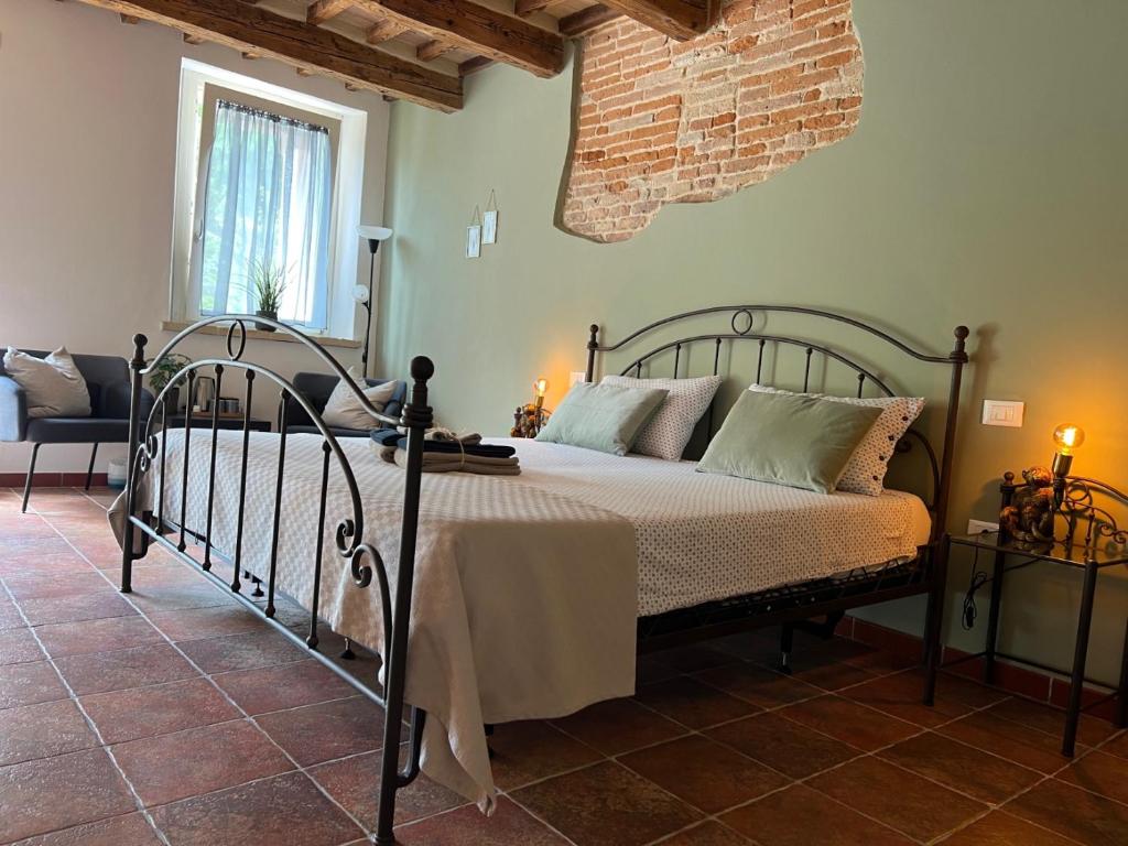 Postelja oz. postelje v sobi nastanitve Il Settimo Borgo Bed&Breakfast é appartementi