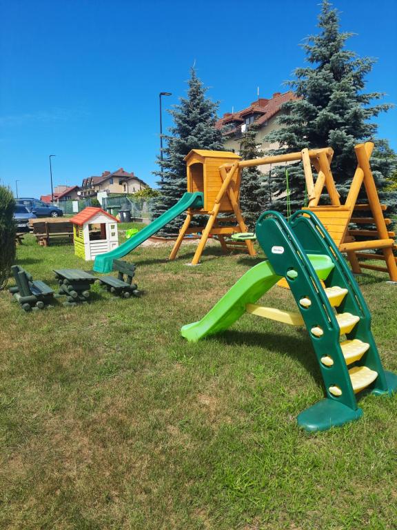 Herní místnost nebo prostor pro děti v ubytování Domki Lazur