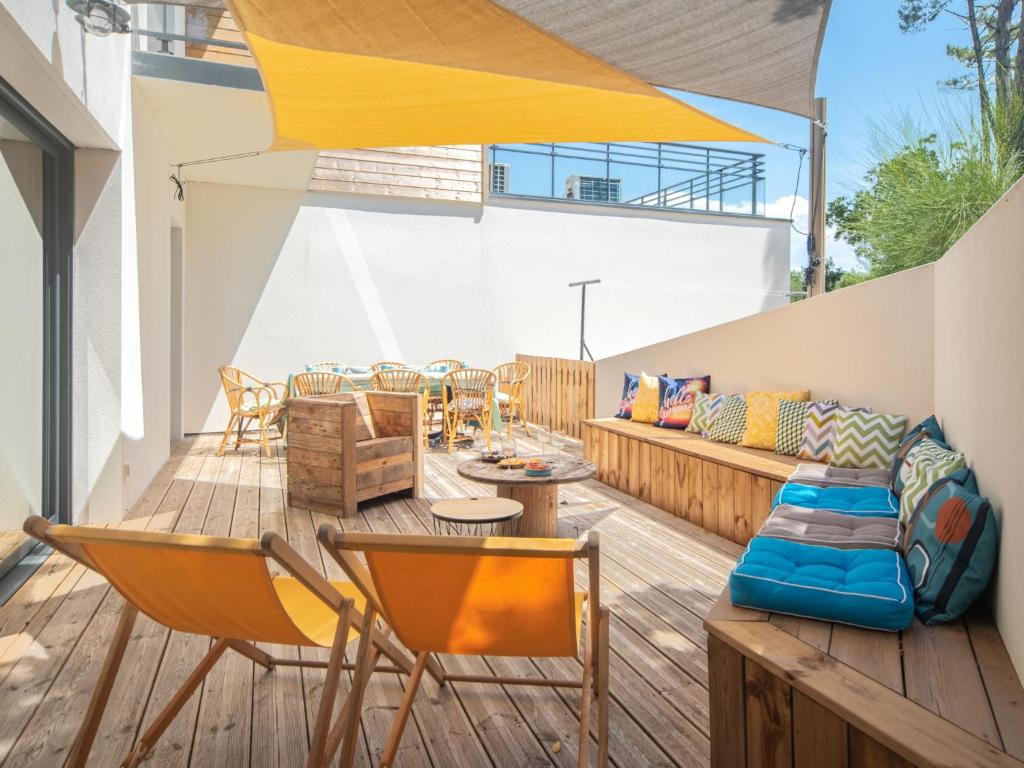 Posezení v ubytování Holiday Home Ocean forest by Interhome