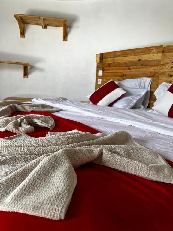 Postel nebo postele na pokoji v ubytování EcoFunco
