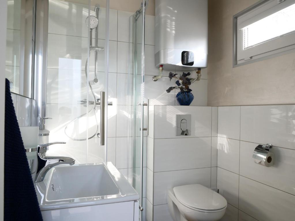 Koupelna v ubytování Apartmány Relax