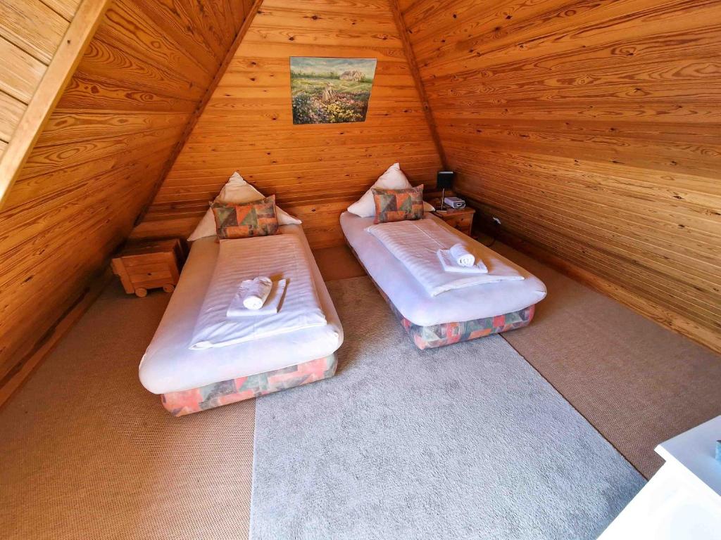 Postel nebo postele na pokoji v ubytování Birgits Huus