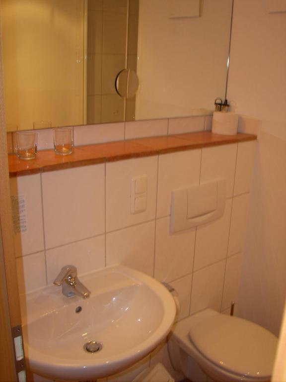 Vannituba majutusasutuses Hotel Erbenhof