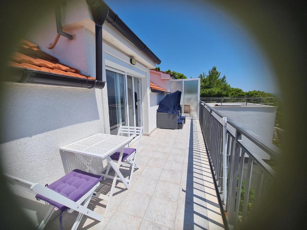 Balkón nebo terasa v ubytování Apartments Toro