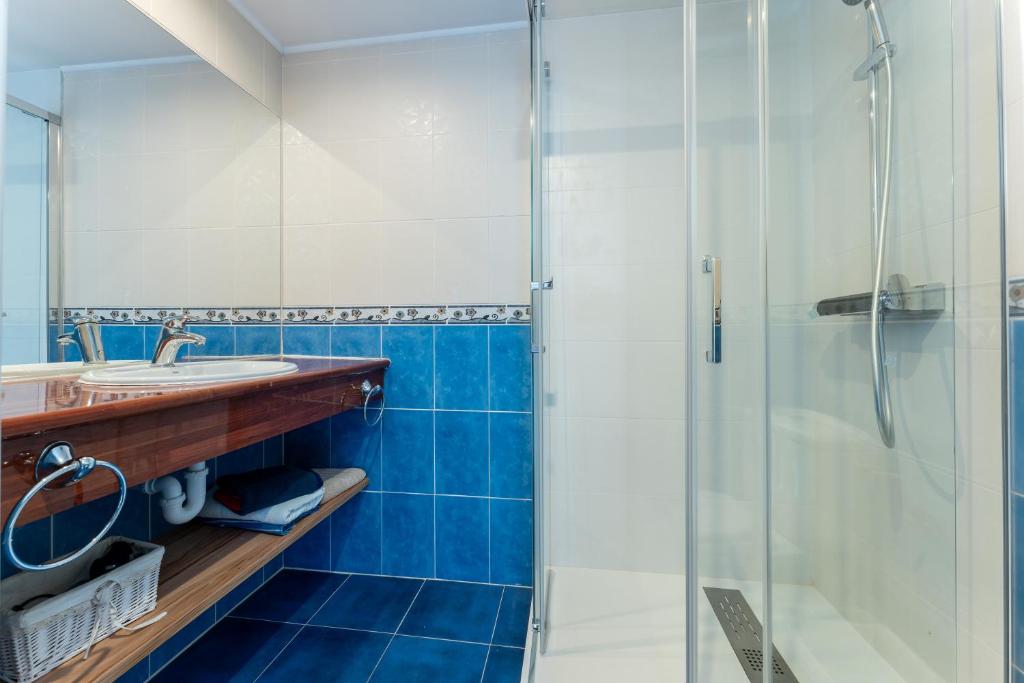 Koupelna v ubytování Villa Roble