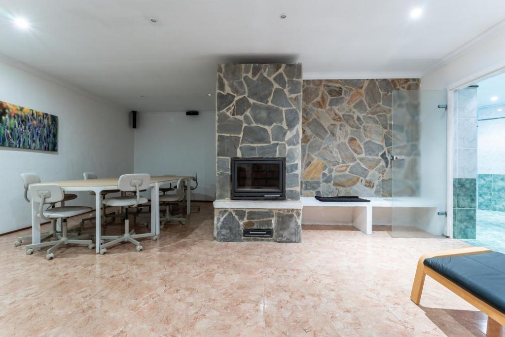 Posezení v ubytování Villa Roble