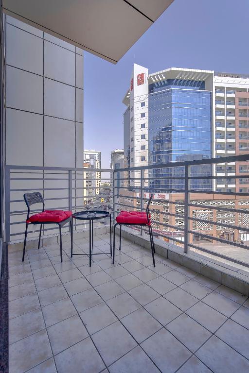 Balkón nebo terasa v ubytování Icon Delux Hotel Apartments Al Barsha - Formerly Abidos