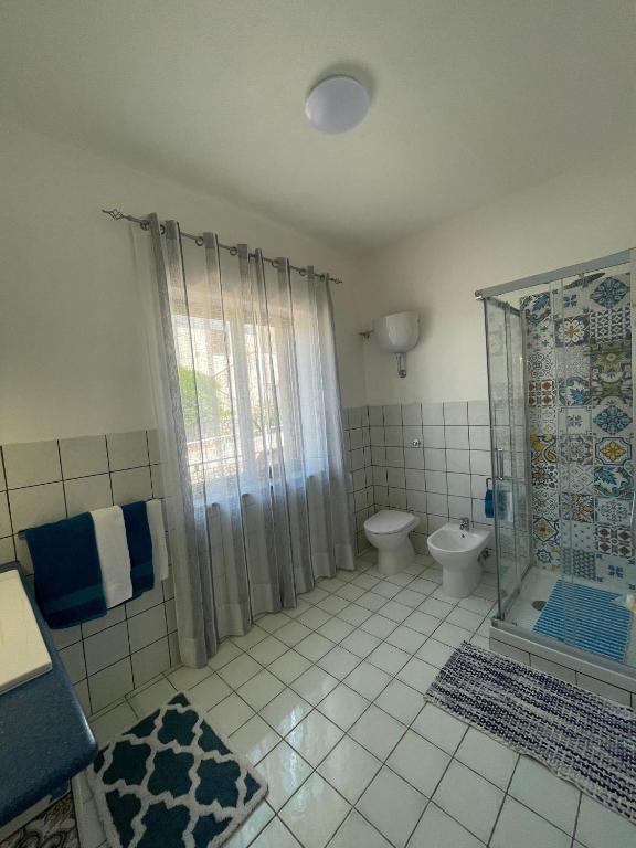Koupelna v ubytování B&B Orizzonte Blu