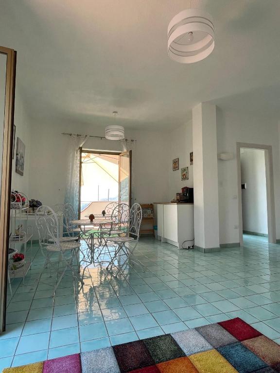 Posezení v ubytování B&B Orizzonte Blu