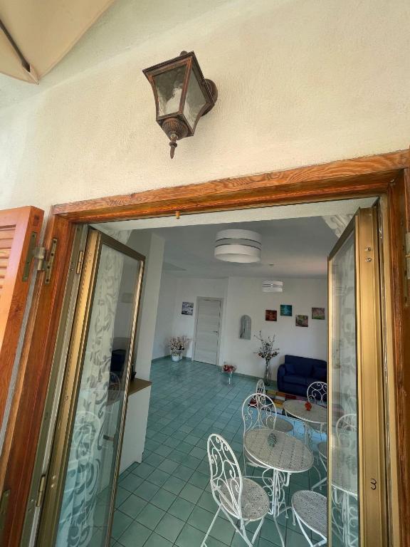 Kuchyň nebo kuchyňský kout v ubytování B&B Orizzonte Blu