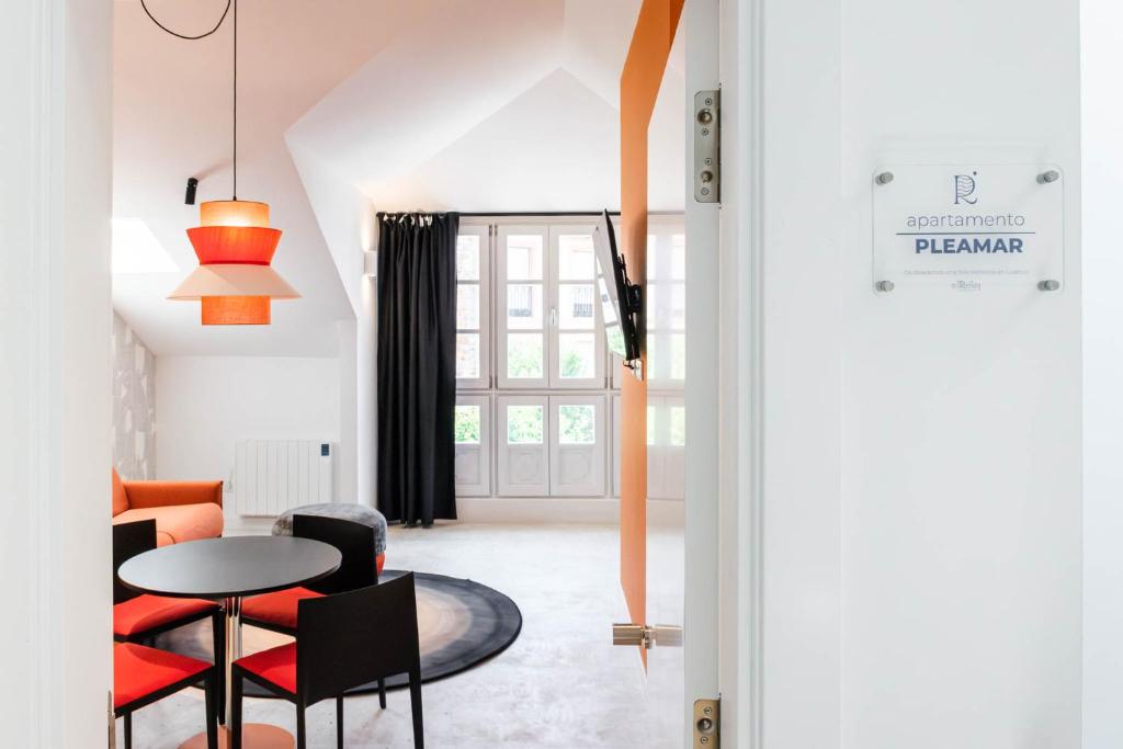 Posezení v ubytování Apartamentos El Reloj