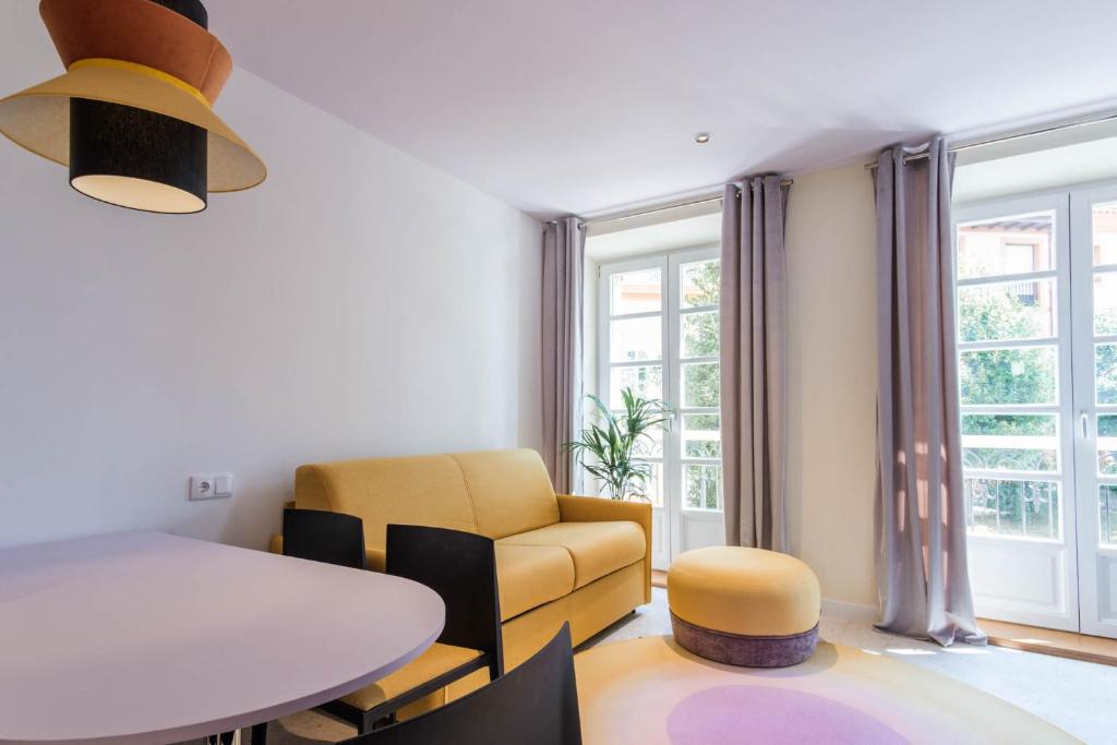 Posezení v ubytování Apartamentos El Reloj