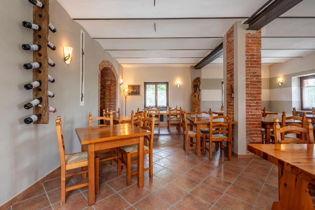 Restaurace v ubytování Agriturismo Cantine Bevione - Rooms with air conditioning
