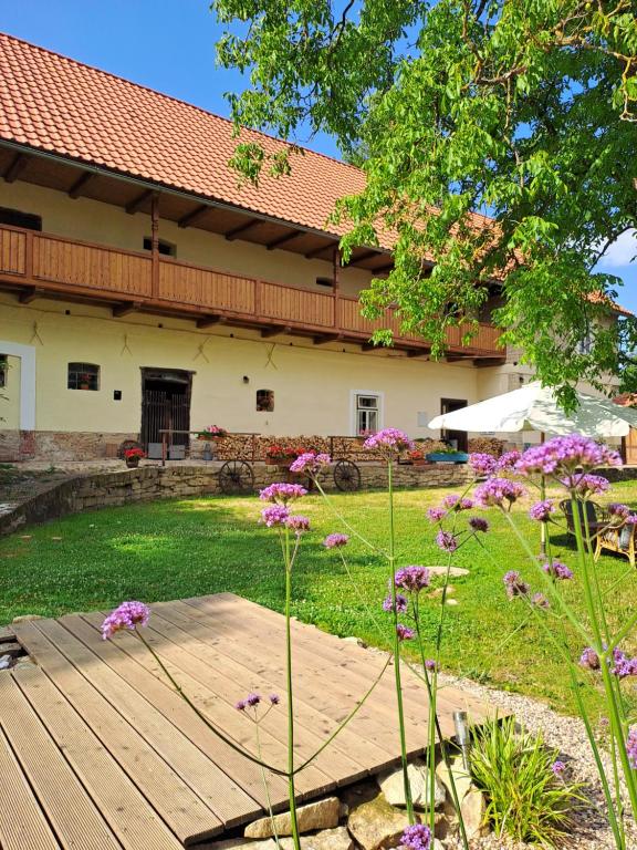 Zahrada ubytování Čečetkův statek