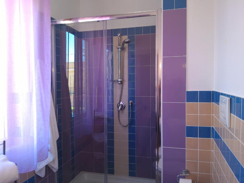 Koupelna v ubytování B&B Costa Sicula