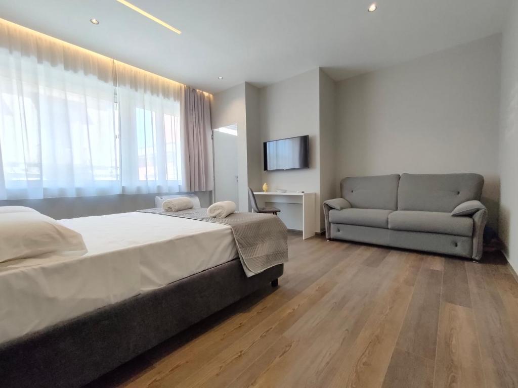 Postel nebo postele na pokoji v ubytování Nine Sweet Rooms