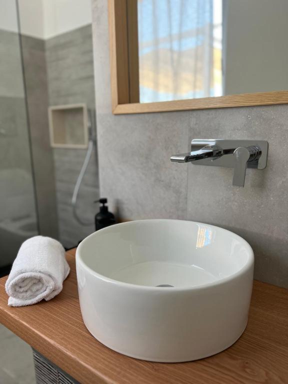 Koupelna v ubytování Amamì B&B